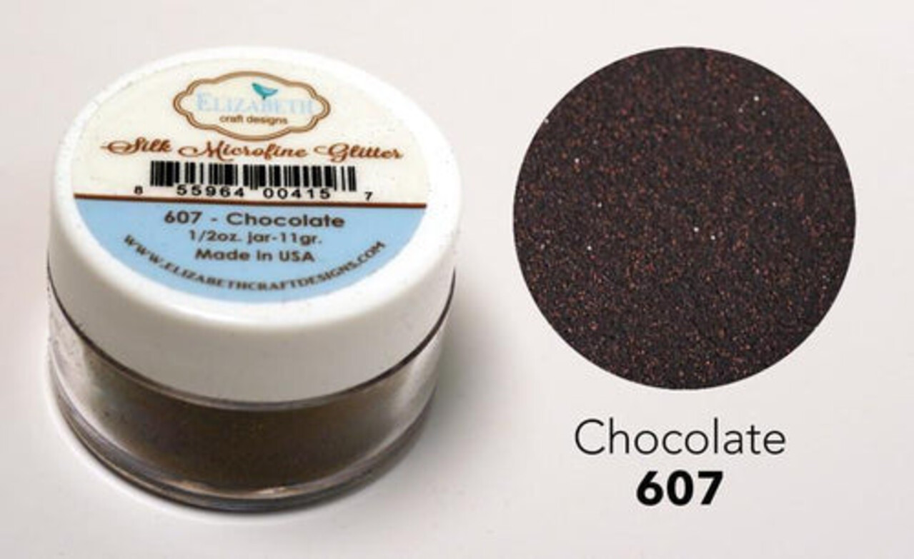 Elizabeth Craft Designs Silk Microfine Glitter Chocolate 1/2oz. (607) (DISCONTINUED) Elizabeth Craft Designs Silk Microfine Glitter Chocolate 1/2oz. (607) (DISCONTINUED)