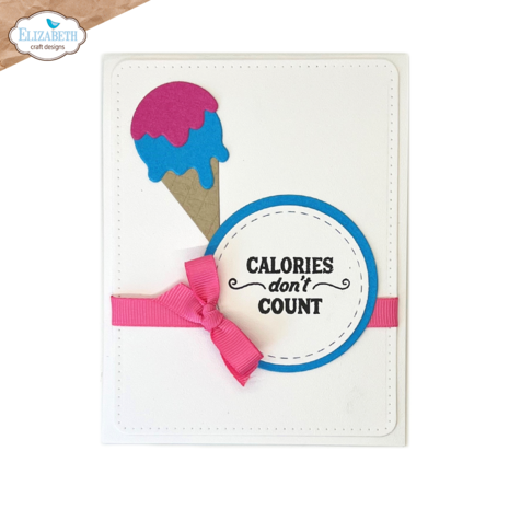 Elizabeth Craft Designs Good Food Good Mood Stamps (CS296) (DISCONTINUED)