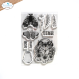 Elizabeth Craft Designs Back in Time Stamps (CS304) (DISCONTINUED)