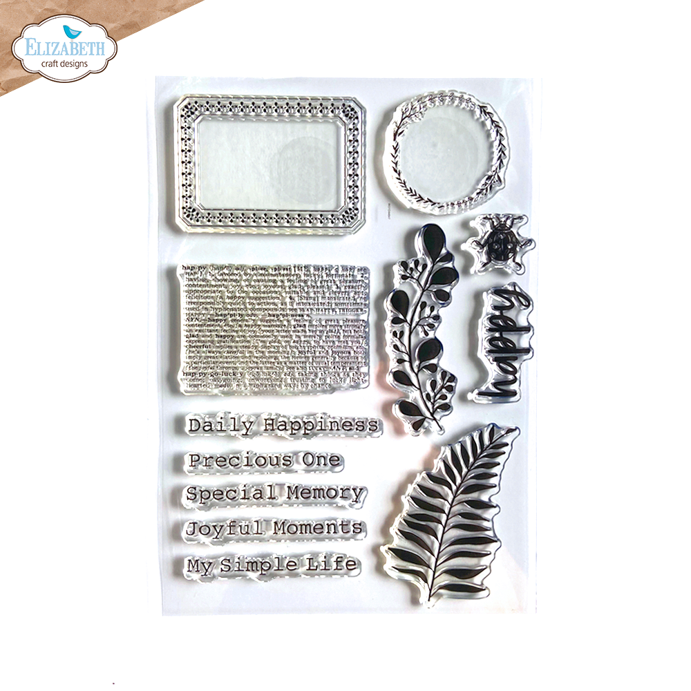 Elizabeth Craft Designs Happy Stamps (CS299) (DISCONTINUED) Elizabeth Craft Designs Happy Stamps (CS299) (DISCONTINUED)