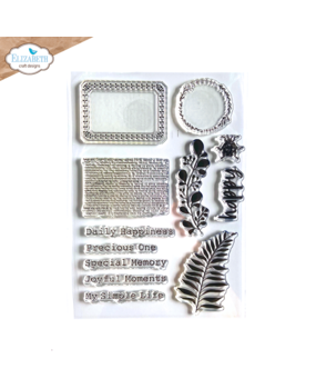 Elizabeth Craft Designs Happy Stamps (CS299) (DISCONTINUED)