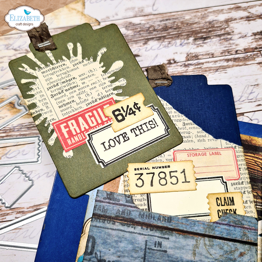 Elizabeth Craft Designs Journal Dates and Months Stamps (CS293) (DISCONTINUED)