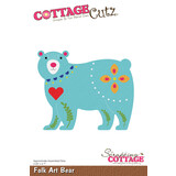 Scrapping Cottage Folk Art Bear (CC-1188) (OUTLET)