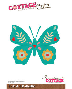 Scrapping Cottage Folk Art Butterfly (CC-1190) (OUTLET)