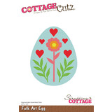 Scrapping Cottage Folk Art Egg (CC-1193) (OUTLET)