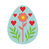 Scrapping Cottage Folk Art Egg (CC-1193) (OUTLET) Scrapping Cottage Folk Art Egg (CC-1193) (OUTLET)