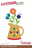 Folk Art Flower Pot (CC-1194) (OUTLET)