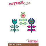 Scrapping Cottage Folk Art Flowers (CC-1195) (OUTLET)