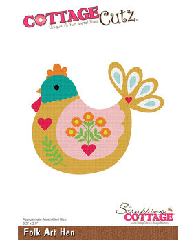 Scrapping Cottage Folk Art Hen (CC-1199) (OUTLET)