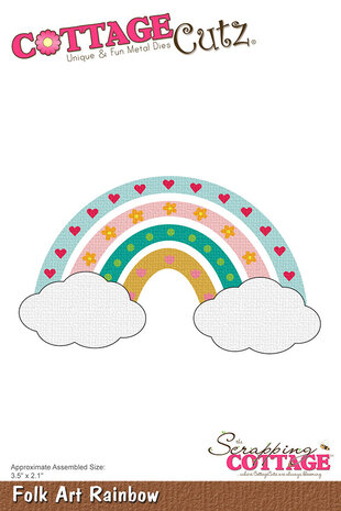 Scrapping Cottage Folk Art Rainbow (CC-1203) (OUTLET)