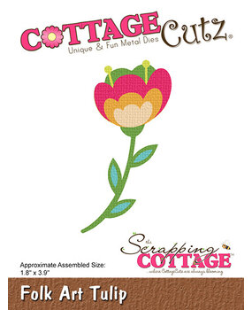 Scrapping Cottage Folk Art Tulip (CC-1206) (OUTLET)