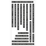 Sizzix Clear Stamps by Pete Hughes Seasonal Vibes #1 (16pcs) (666318)