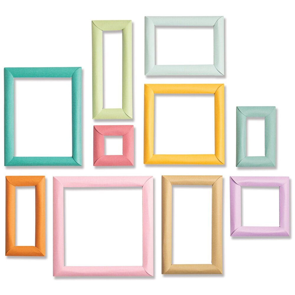 Sizzix Thinlits Die by Pete Hughes Dimensional Multi-Frames (4pcs) (666461) Sizzix Thinlits Die by Pete Hughes Dimensional Multi-Frames (4pcs) (666461)