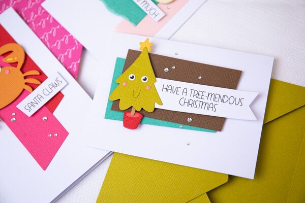 Sizzix Thinlits Die w/Stamps by Pete Hughes Christmas Characters (3+3pcs) (666313) (DISCONTINUED)