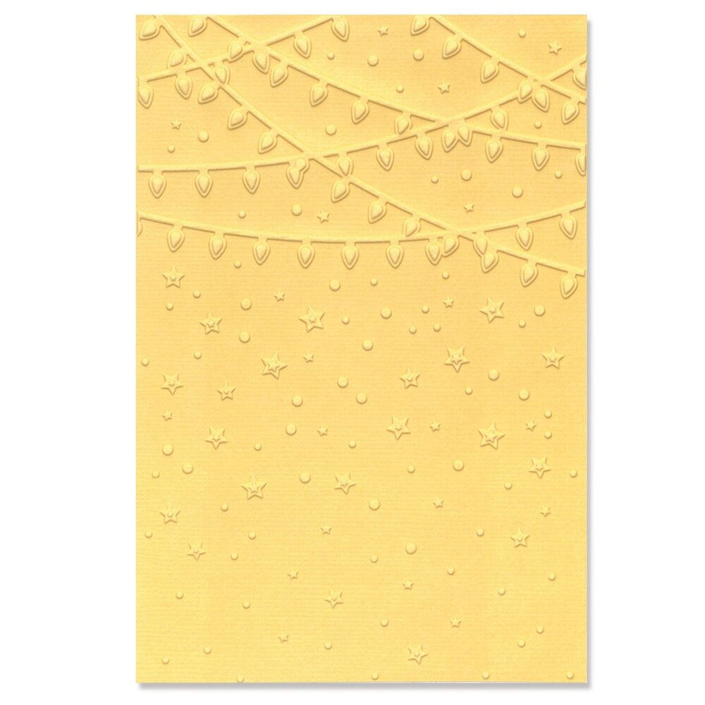 Sizzix Multi-Level Textured Impressions by Jennifer Ogborn Stars and Lights (666471) (DISCONTINUED)