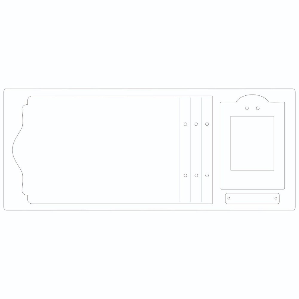 Sizzix ScoreBoards XL Die by Eileen Hull Field Notes & Specim (666475) (DISCONTINUED)