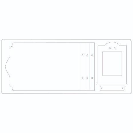 Sizzix ScoreBoards XL Die by Eileen Hull Field Notes & Specim (666475) (DISCONTINUED)
