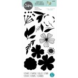 Sizzix Layered Stamps by Lisa Jones Blossoms (13pcs) (665908) (DISCONTINUED)
