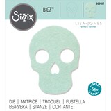 Sizzix Bigz Die by Lisa Jones Skull (666463) (DISCONTINUED)