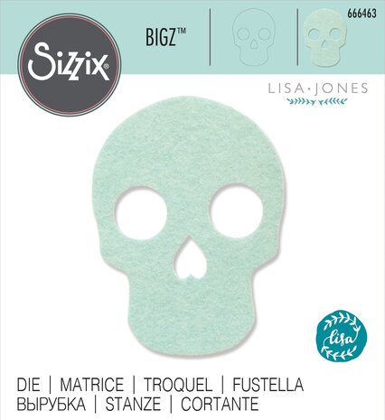 Sizzix Bigz Die by Lisa Jones Skull (666463) (OUTLET) Sizzix Bigz Die by Lisa Jones Skull (666463) (OUTLET)