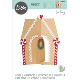 Sizzix Thinlits Die by Jen Long Card Gingerbread House (10pcs) (666455) (DISCONTINUED) Sizzix Thinlits Die by Jen Long Card Gingerbread House (10pcs) (666455) (DISCONTINUED)