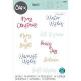 Sizzix Thinlits Die by Lisa Jones Variety Sentiments #2 (14pcs) (666457) (DISCONTINUED) Sizzix Thinlits Die by Lisa Jones Variety Sentiments #2 (14pcs) (666457) (DISCONTINUED)