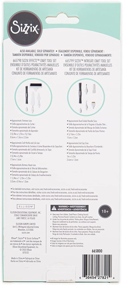 Sizzix Surfacez Craft Tool Set (665800) (DISCONTINUED)