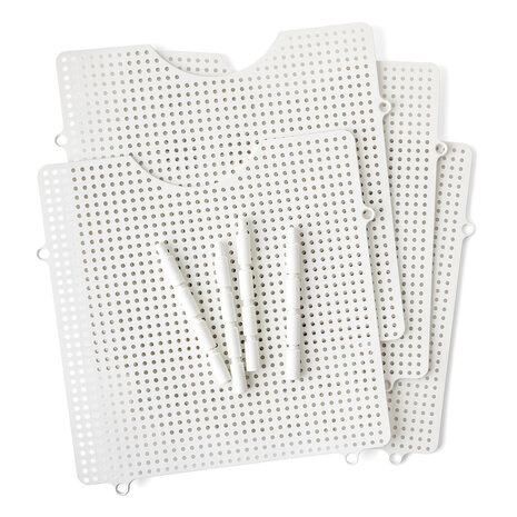 We R Memory Keepers Multi-Use Paper Trays 4/Pkg-White 12X12