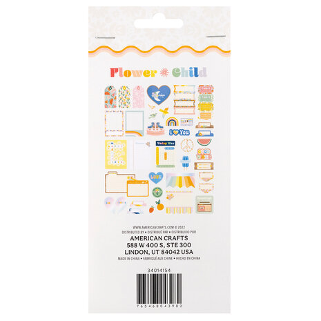 American Crafts Jen Hadfield Flower Child Ephemera (40pcs) (34014154) (OUTLET) American Crafts Jen Hadfield Flower Child Ephemera (40pcs) (34014154) (OUTLET)
