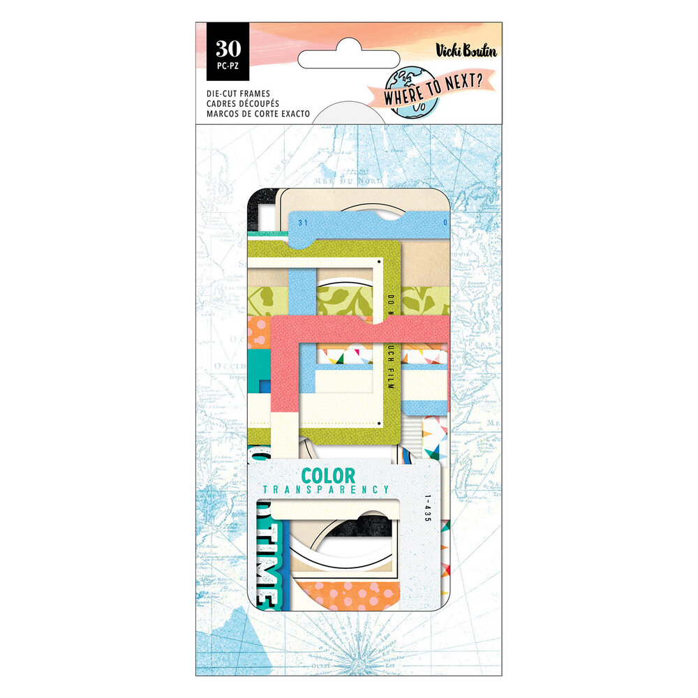 American Crafts Vicki Boutin Where To Next Die-cut Frames (30pcs) (34014118) (OUTLET) American Crafts Vicki Boutin Where To Next Die-cut Frames (30pcs) (34014118) (OUTLET)