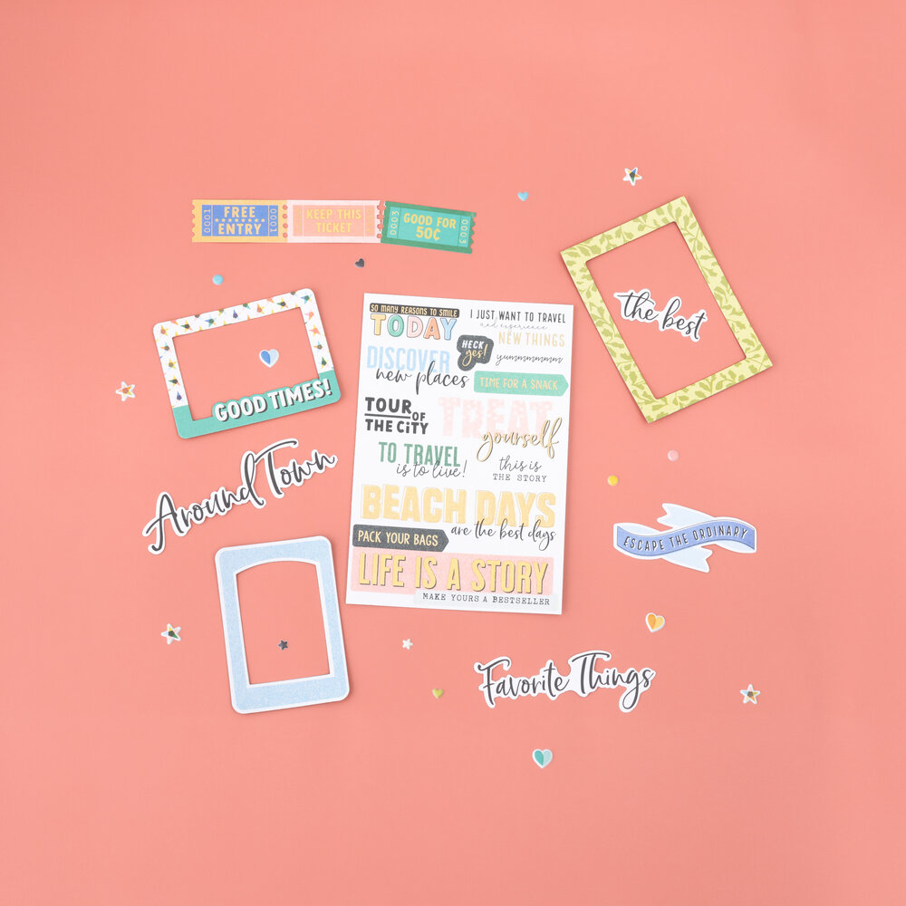 American Crafts Vicki Boutin Where To Next Die-cut Frames (30pcs) (34014118) (OUTLET) American Crafts Vicki Boutin Where To Next Die-cut Frames (30pcs) (34014118) (OUTLET)