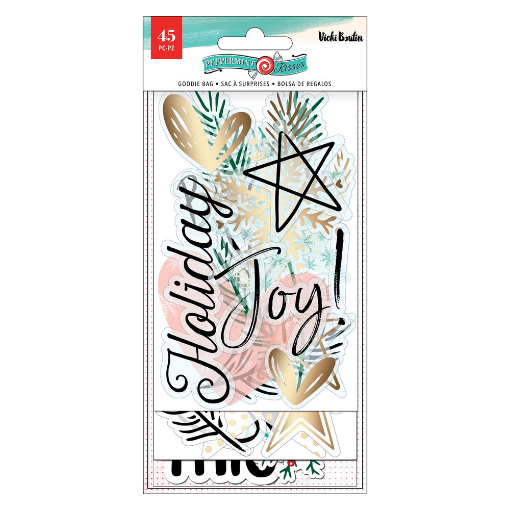 American Crafts Vicki Boutin Peppermint Kisses Goodie Bag (50pcs) (34021949) (OUTLET) American Crafts Vicki Boutin Peppermint Kisses Goodie Bag (50pcs) (34021949) (OUTLET)