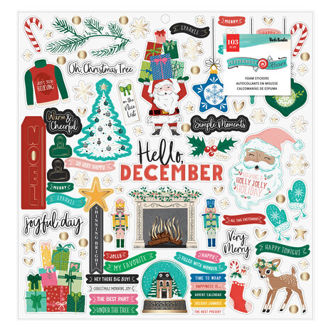 American Crafts Vicki Boutin Peppermint Kisses 12x12 Inch Foam Sheet Stickers (103pcs) (34021940) (OUTLET) American Crafts Vicki Boutin Peppermint Kisses 12x12 Inch Foam Sheet Stickers (103pcs) (34021940) (OUTLET)