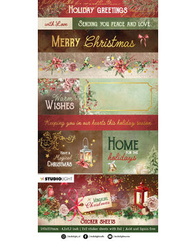 Studio Light Magical Christmas Sticker Sheets (2x2pcs) (SL-MC-STIC13) (OUTLET) Studio Light Magical Christmas Sticker Sheets (2x2pcs) (SL-MC-STIC13) (OUTLET)