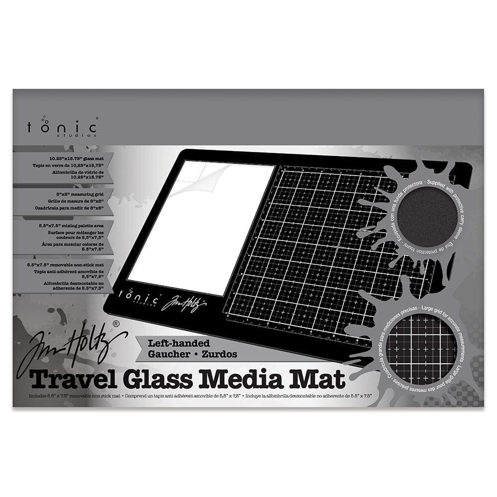 Tonic Tim Holtz Tim Holtz - Travel Glass Media Mat - Left handed Tonic Tim Holtz Tim Holtz - Travel Glass Media Mat - Left handed