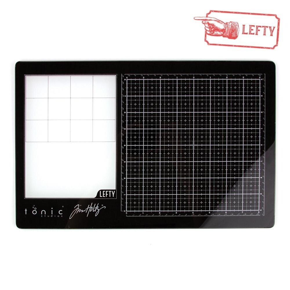 Tonic Tim Holtz Tim Holtz - Travel Glass Media Mat - Left handed Tonic Tim Holtz Tim Holtz - Travel Glass Media Mat - Left handed