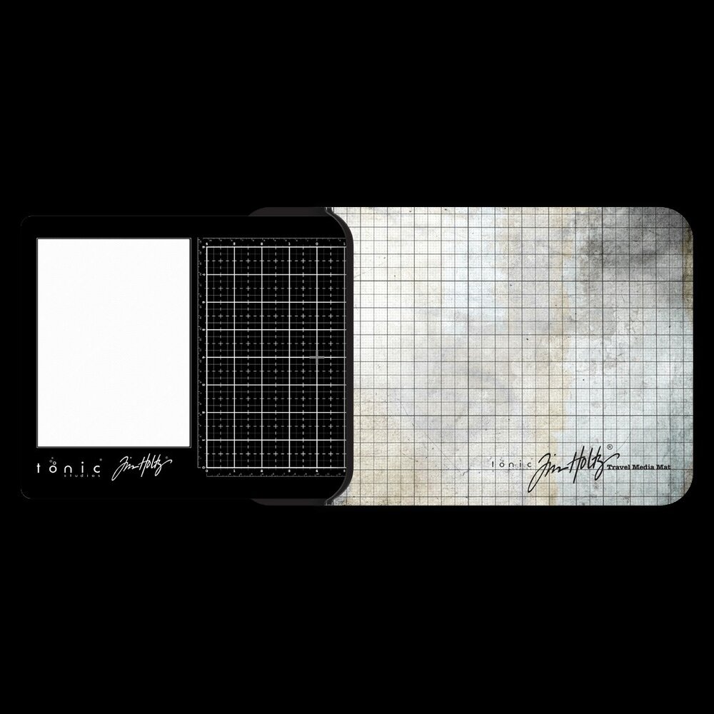 Tonic Tim Holtz Tim Holtz - Travel Glass Media Mat - Left handed Tonic Tim Holtz Tim Holtz - Travel Glass Media Mat - Left handed