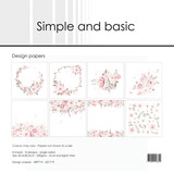 Simple and Basic Silent Rose 12x12 Inch Paper Pack (SBP719) (DISCONTINUED)