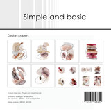 Simple and Basic Organic Shapes 6x6 Inch Paper Pack (SBP520) (DISCONTINUED)