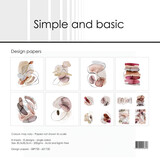 Simple and Basic Organic Shapes 12x12 Inch Paper Pack (SBP720) (DISCONTINUED)
