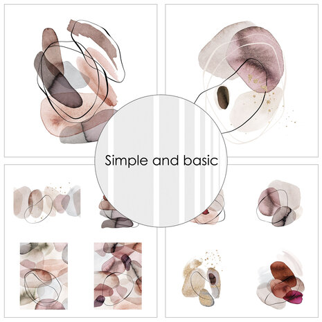 Simple and Basic Organic Shapes 12x12 Inch Paper Pack (SBP720) (DISCONTINUED) Simple and Basic Organic Shapes 12x12 Inch Paper Pack (SBP720) (DISCONTINUED)