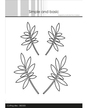 Simple and Basic Leaves Solid Cutting Dies (SBD333) (DISCONTINUED)