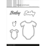 Simple and Basic Baby Onesie Cutting Dies (SBD335) (OUTLET)