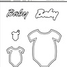 Simple and Basic Baby Onesie Cutting Dies (SBD335) (OUTLET)