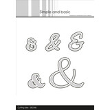 Simple and Basic Ampersand Outline for SBC161 Cutting Dies (SBD340) (DISCONTINUED)