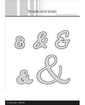 Simple and Basic Ampersand Outline for SBC161 Cutting Dies (SBD340) (DISCONTINUED)