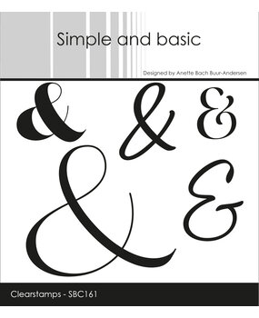 Simple and Basic Ampersand Clear Stamp (SBC161) (DISCONTINUED)