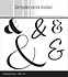 Ampersand Clear Stamp (SBC161) (DISCONTINUED)