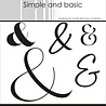 Simple and Basic Ampersand Clear Stamp (SBC161) (DISCONTINUED) Simple and Basic Ampersand Clear Stamp (SBC161) (DISCONTINUED)