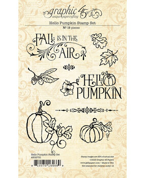Graphic 45 Hello Pumpkin Stamp Set (4502721) (OUTLET)